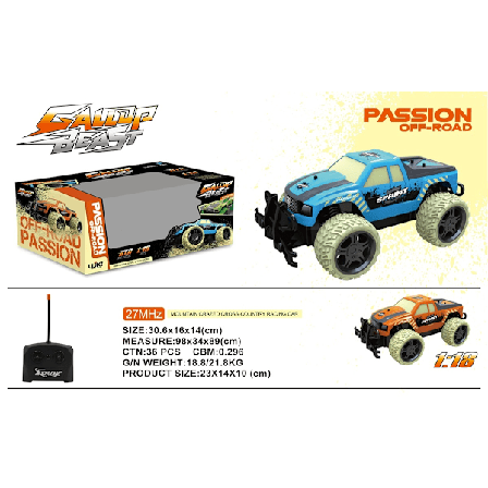 Radio-ohjattu Gallop Beast Passion -maastoauto