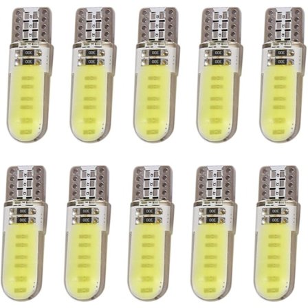 10 st T10 W5W Cob Led Bil Inredning Hörn Sida Parkeringslampa Kupol Ljus Lampa
