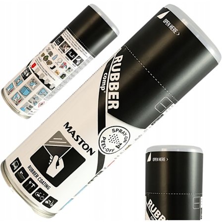 MASTON Silkkimusta Kumisuihke 400 ml