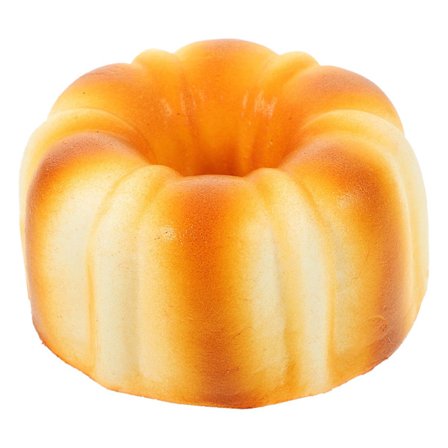 Kunstig brød falsk simulering realistisk brødmodell dessertdekorasjon display rekvisitter (9.10X9.10X4.80CM, som vist på bildet)