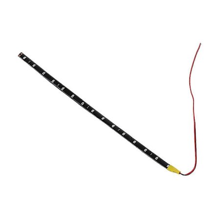 4 x flexibla 15 LED Strip Ljus 30cm Orange Vattentät för Bil Motorcykel