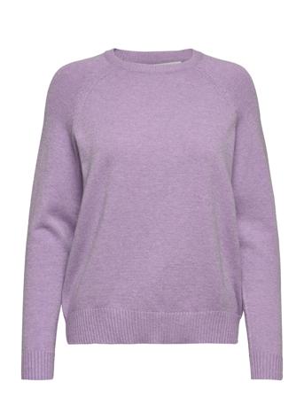 Onllesly Kings L/S Pullover Knt Noos Pullover Lilla ONLY*Betinget Tilbud