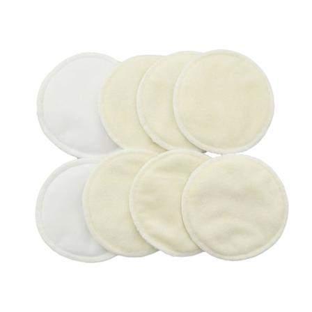 10 stk Brystputer Vaskbare Mamma Pustende Bambusfiber Brystmatte Lekkasjetette Gjenbrukbare Brystputer (beige)Beige1 Beige 10Pcs