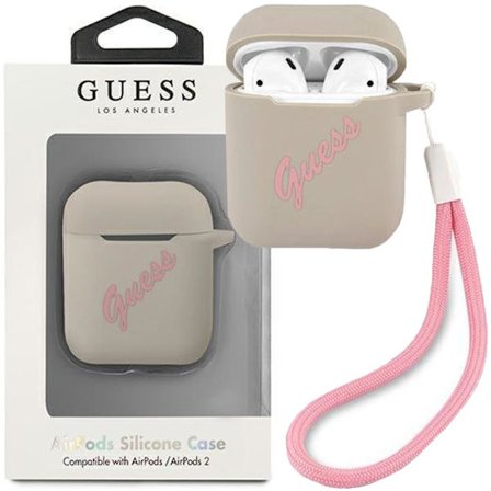 Gissa GUACA2LSVSGP AirPods 1/2 fodral grå rosa/grå rosa Silikon Vintage