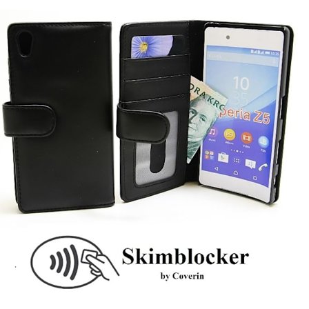 Skimblocker Plånboksfodral Sony Xperia Z5 (E6653)