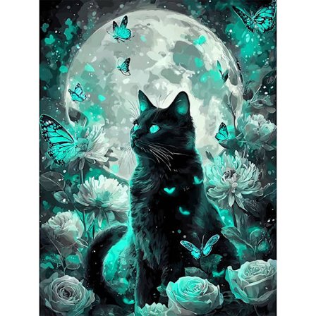 30x40cm Diamant Maleri DIY Fuld Diamant 5D Selvlysende Dekorativt Maleri - YL183