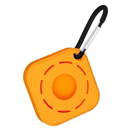 AirTags firkantet silikoneovertræk - Orange