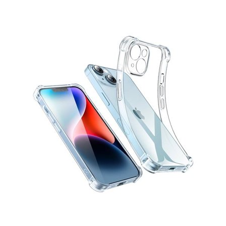 Ugreen Gel Bright Cushion beskyttelsesetui til iPhone 14 Plus Transparent (LP602)