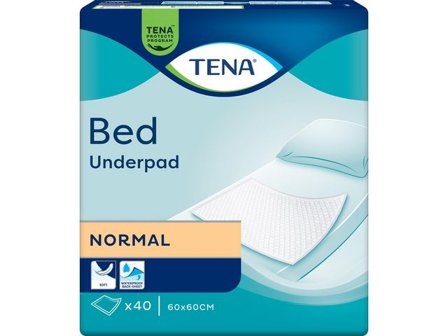 TENA Inkoskydd Bed Normal 60x60cm 40/fp - Lyreco - Sjukvård och omsorg - Diagnos och behandling - Inkontinensunderlägg