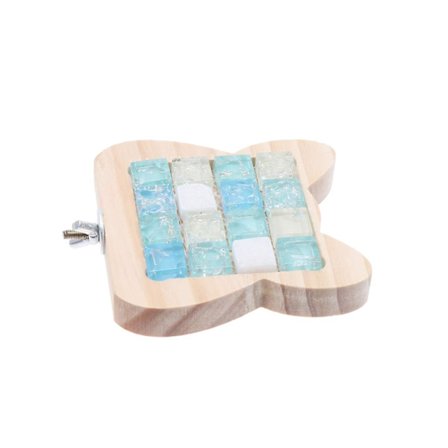 Kreativ Hamster Træ Hop Platform Med Køleplader - Små Dyr Pedal Hop Platform Til Underholdning Hamstere