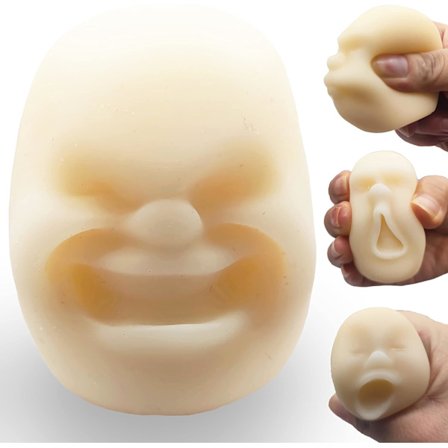 Sensoriske Stress Legetøj med Menneskeansigt til Voksne Teenagere Børn, Afstressende