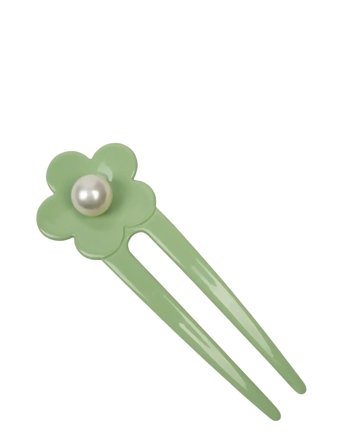 Eva Flower Pearly Clip Green SUI AVA