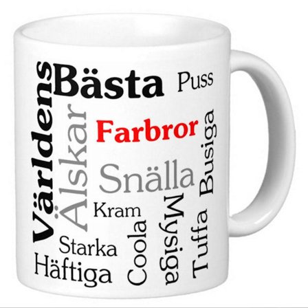 Mugg - Världens bästa farbror