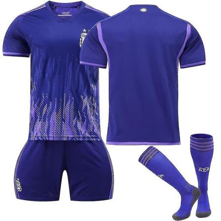 2022-2023 Ny Bayern München Guld Special Edition Fodboldtrøje Kits Voksen Fodboldtrøje Træning T-shirt Shorts Dragt Unnumbered Kids 26(140-150CM)