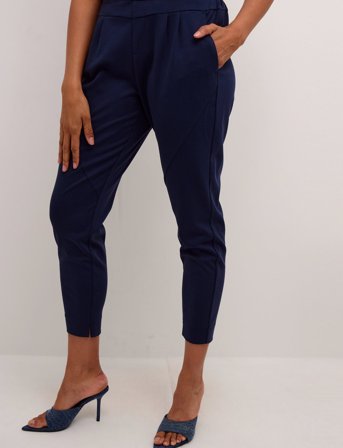 Cream Anett Pants - Navy - XL