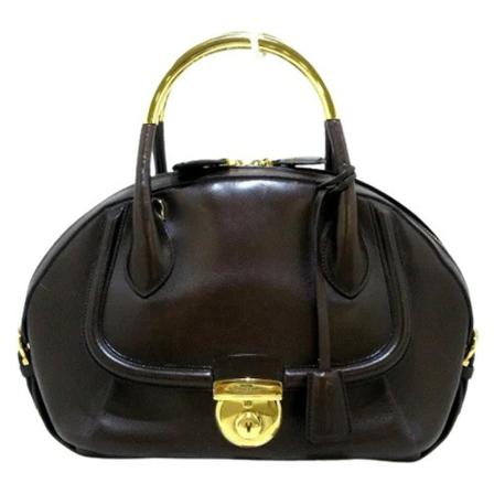 Salvatore Ferragamo Pre-owned, Handbag Bruin, Dames, Maat:ONE Size,leer