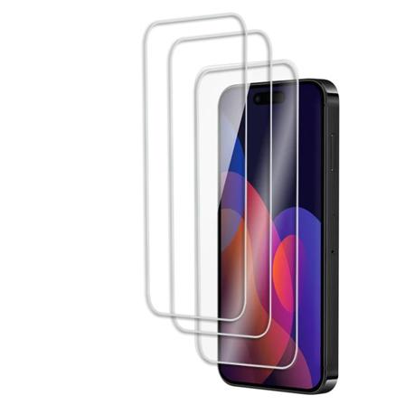 3-Pack - iPhone 15 Plus skærmbeskytter i hærdet glas