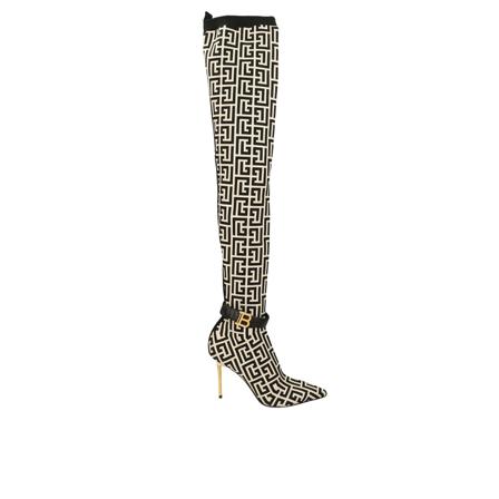 Balmain Laarzen , Zwart , Dames , Maat: 39 EU Hoge & overknee laarzen