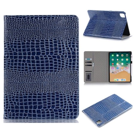 Plånboksfodral iPad Air 11" (2025) Krokodilmönster Blå