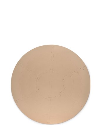 That's Mine Foam Play Mat Circle - Beige - 110X110X1.2CM