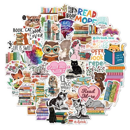 Hot Read klistermärken 50 skrivmaterial vattenkopp mobiltelefon kindle surfplatta dator dekoration vattentäta bagage klistermärken