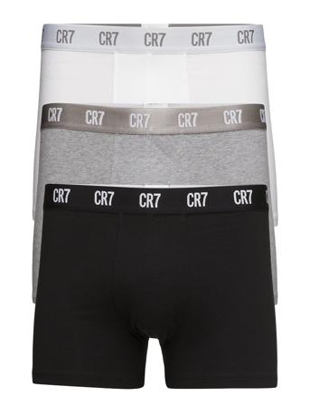 Cr7 Basic, Trunk, 3-Pack Boxerkalsonger Multi/mönstrad CR7