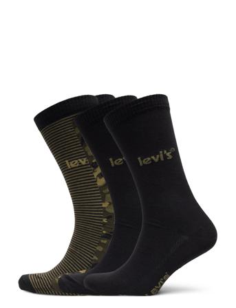 Levis Giftbox Reg Cut Camo Apache 4 Underwear Socks Regular Socks Khaki Green Levi ́s