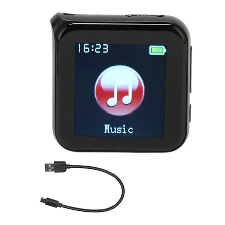 MP3-spiller stemmeopptaker multifunksjonell elektrisk bok radio vekkerklokke HD støyreduksjon HiFi digital stemmeopptaker 32G