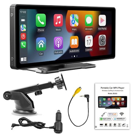 2023 Ny 10,26 tommer Dash Cam Smart Bilafspiller Stemmestyring DVR BT FM Spejl Monitor Carplay Android