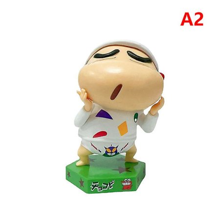 12cm Anime Crayon Shin Chan Pyjamas Actionfigur PVC Samlarmodell Leksaker(A2)