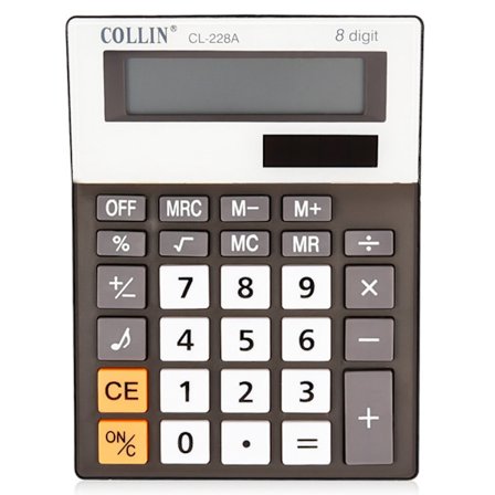 Enkel plastik kontor forretningsstuderende elektronisk skrivebordsregnemaskine