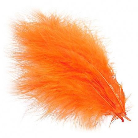 Marabou Plumes - Orange