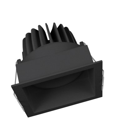 LEDVANCE Spot Square Downlight 8W, 3000K, 36° Svart, Belysning