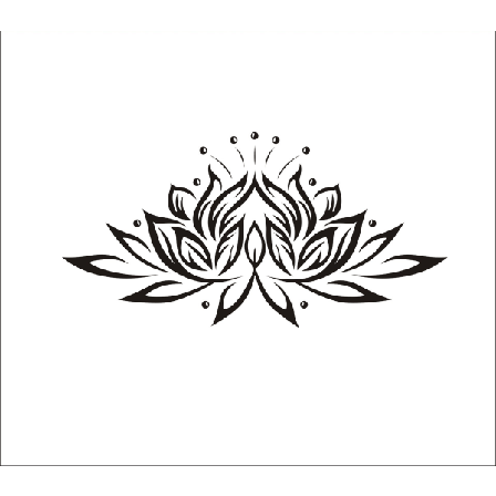 Mandala mønster stue soverom bakgrunn vegg utskårne veggdekor