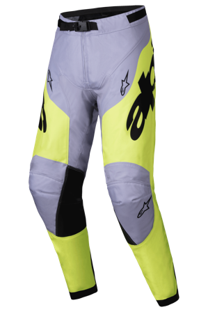 Pantaloni Cross Alpinestars Racer Veil Grigio/Giallo Fluo 28