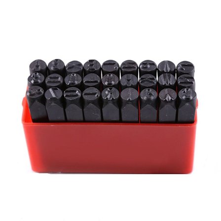 Bokstavsstans Alfa-numeriska Stämpling Alfabetstämplar-XF33-