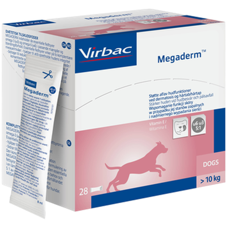 Virbac - Megaderm 2 ml x 28 stk. - Hund - Hundepleie & kosttilskudd - Kosttilskudd & hundevitaminer - ZOO.no