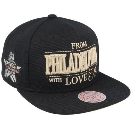 Mitchell & Ness - NHL Svart snapback Keps - Philadelphia Flyers With Love Black Snapback @ Hatstore
