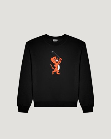 Malbon YOUTH CUB BUCKETS SWEATSHIRT Noir Pulls Garçon - Kids Brand Store