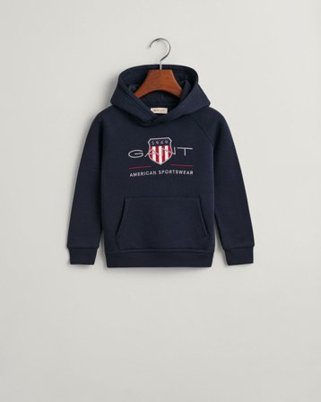 GANT Kinder Hoodie (92) Marineblau