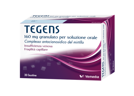 Tegens Granulato Orale 20 Buste 160mg
