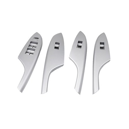 4 st Dörrfönsterströmbrytare Båge Trim Fönsterglaspanel Armstöd Lyftströmbrytare Knappskydd För 2009-2013