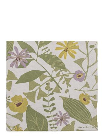 Camelie Napkin Home Textiles Kitchen Textiles Napkins Paper Napkins Green Bloomingville