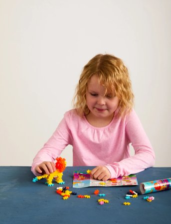 Plus-Plus Plus-Plus Lion / 100 Pcs Tube - Multi/patterned - ONE SIZE