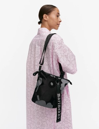 Marimekko Carry All Unikko - Grey - ONE SIZE