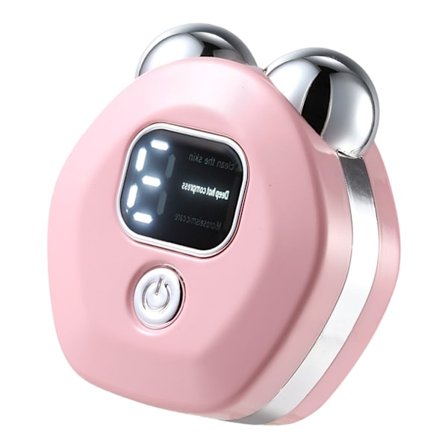 Matkakasvohieroja Helppo kuljettaa Kauneuslaite Kasvojen hierontatyökalu ABS