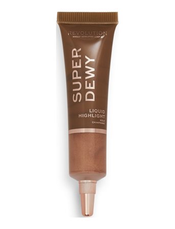 Revolution Beauty London Revolution Superdewy Liquid Highlighter Gold Champagne - Brown - 15 ML