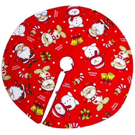 Julgransskydd, noggrant sytt juldekorationsskydd som döljer julgransfoten och ger gott om plats för julklappar