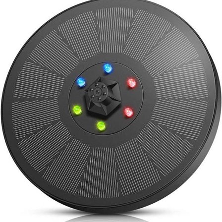 Flytende fontene for svømmebasseng med undervannslysshow, batteridrevet