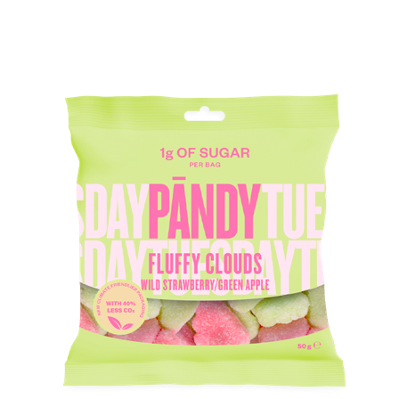 Slik & Snacks Pandy Pändy Candy 50 g, Fluffy Clouds - Bodyman.dk